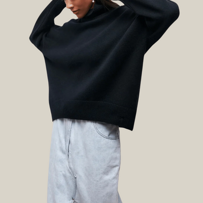 Marcella | Maglione Collo Alto Raffinato