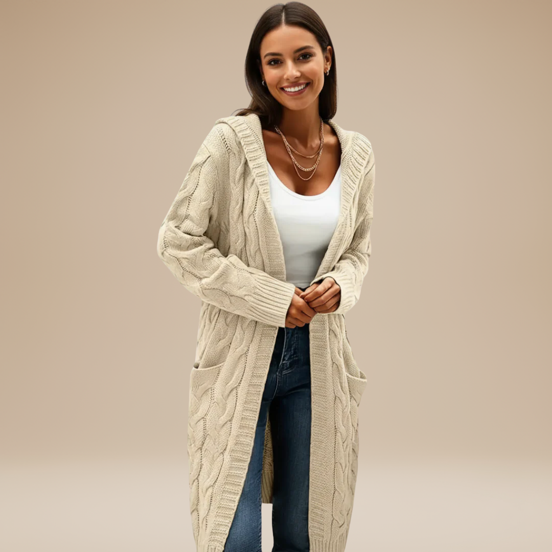 Giulia | Women's Cable Knit Cardigan