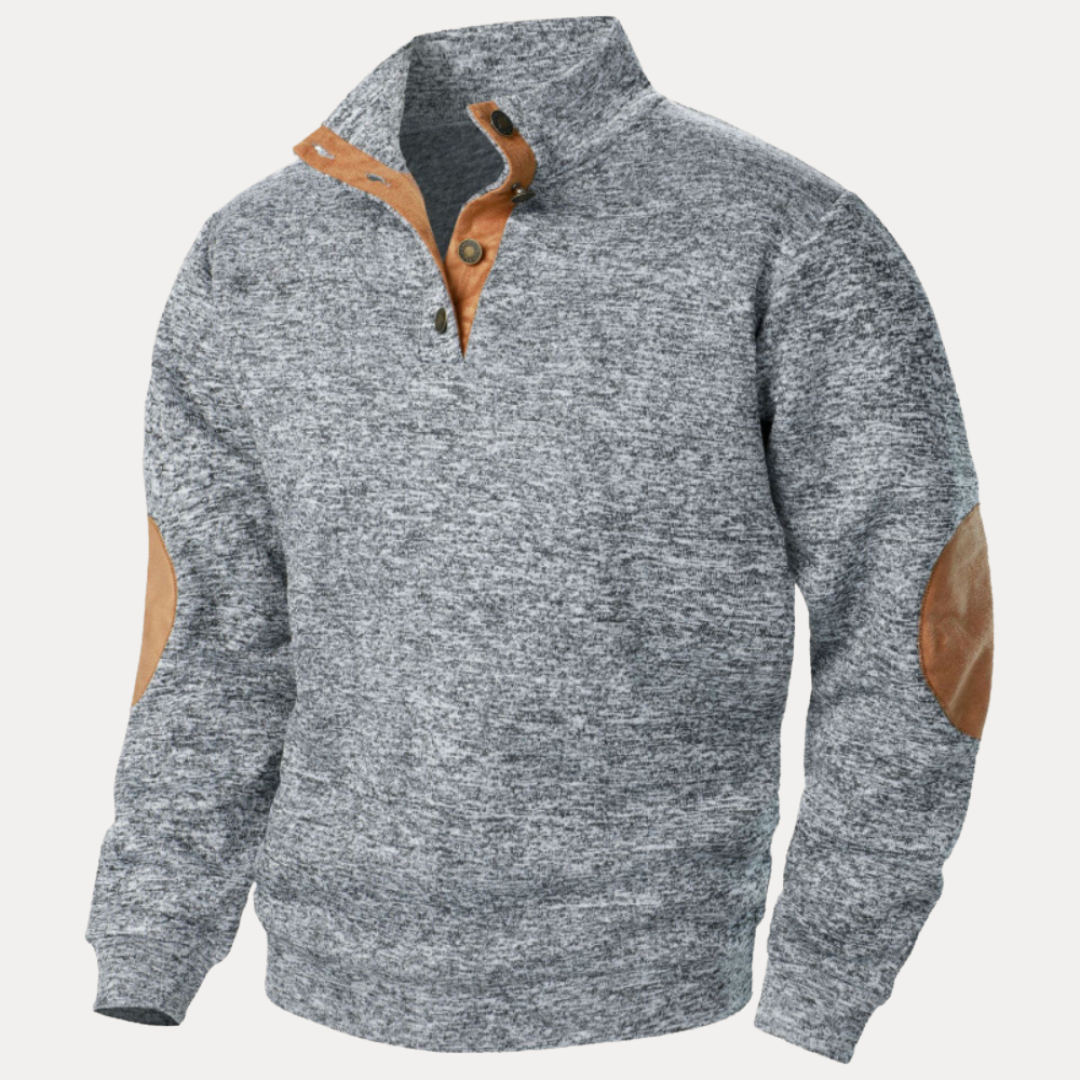 Matteo | Maglione Uomo con Toppe sui Gomiti