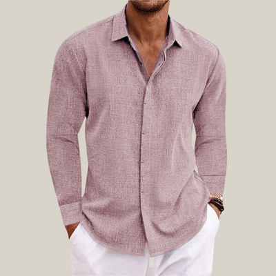 Alessio | Camicia Uomo Effetto Lino