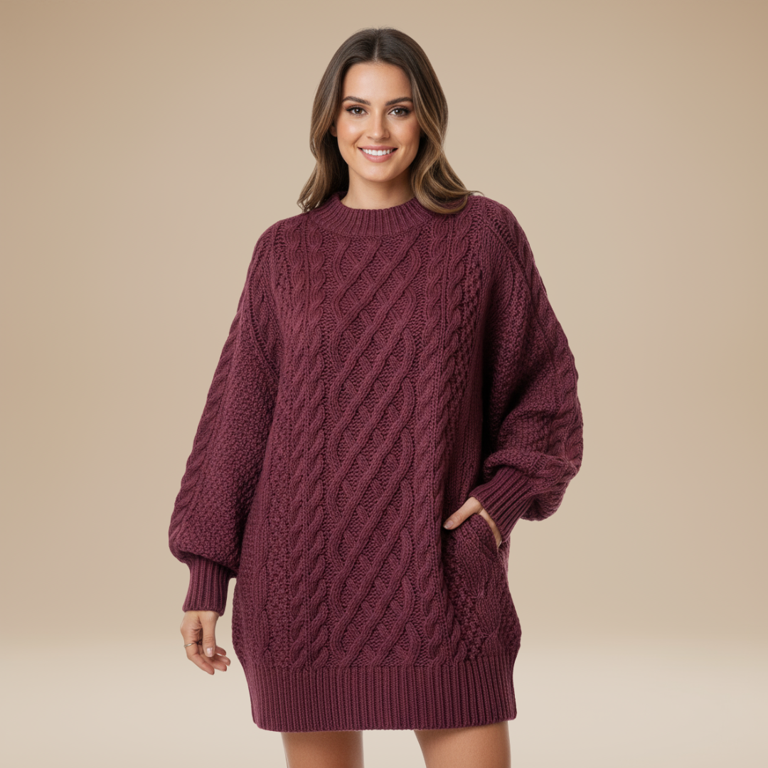 aaSara | Maglione Donna Oversize Stile Chic Autunnale