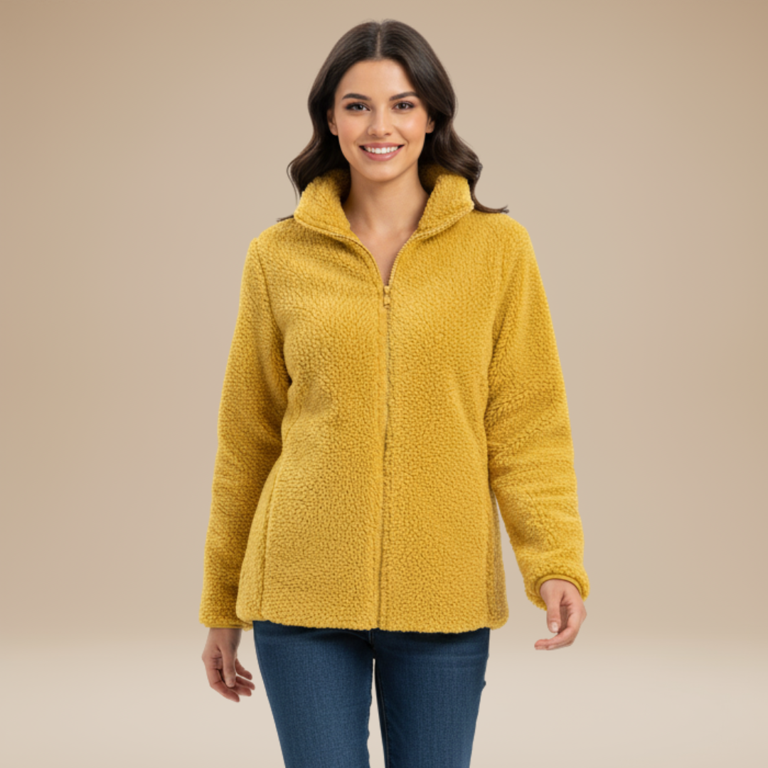 Mia | Teddy Coat Donna Morbido con Zip Integrale