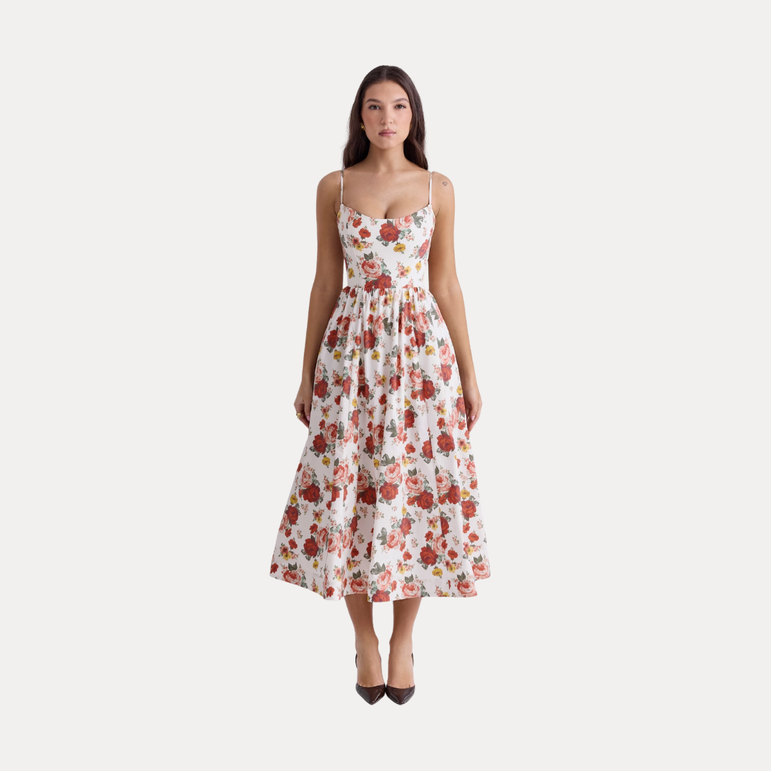 Gemma | Abito Midi con Spalline