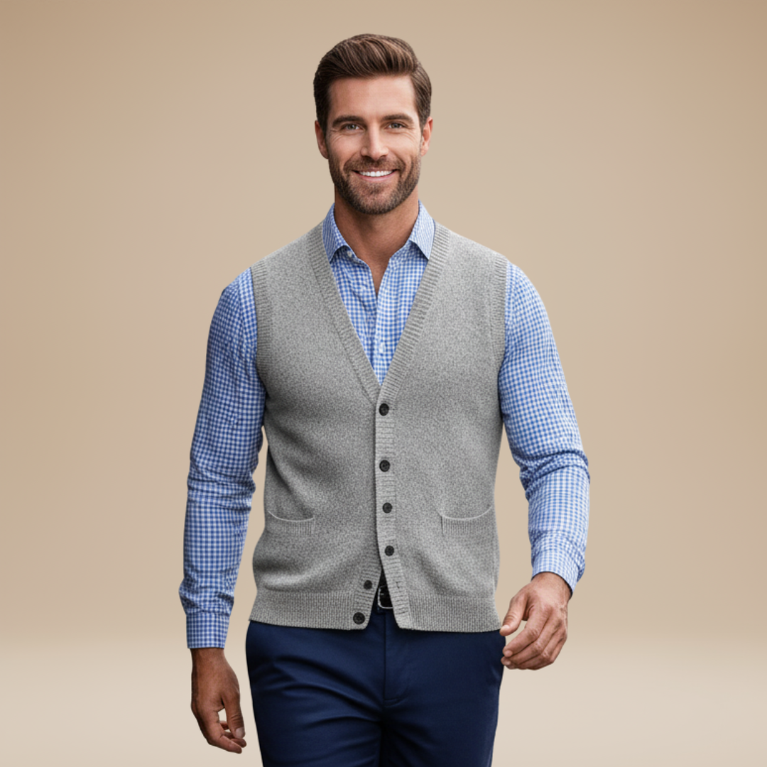 Filiberto | Gilet Uomo Elegante con Scollo a V