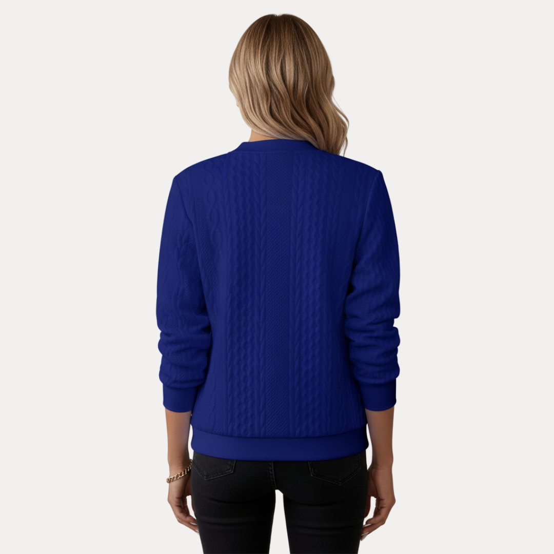 Elena | Cardigan Bomber Elegante