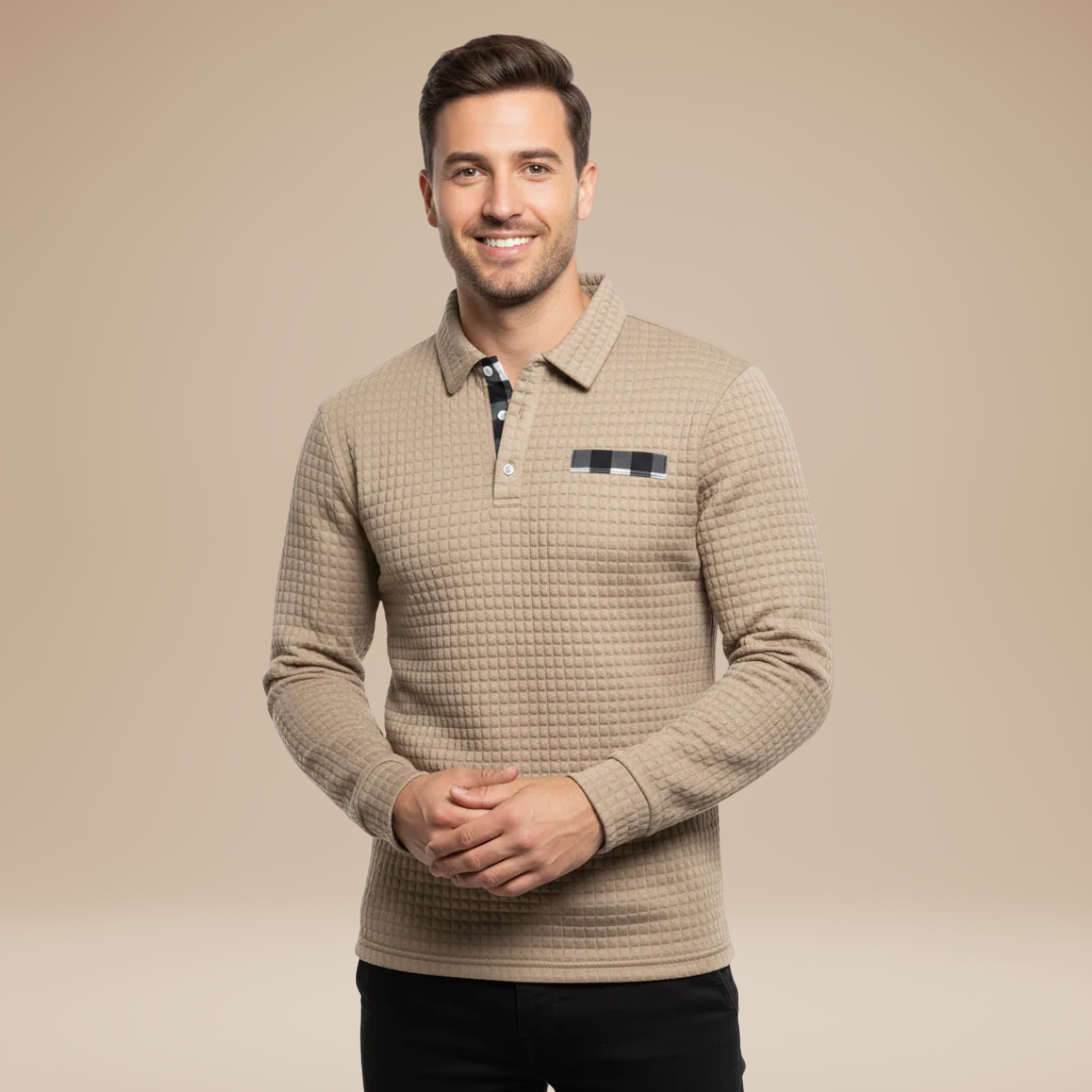 Enrico | Long-Sleeved Polo Shirt