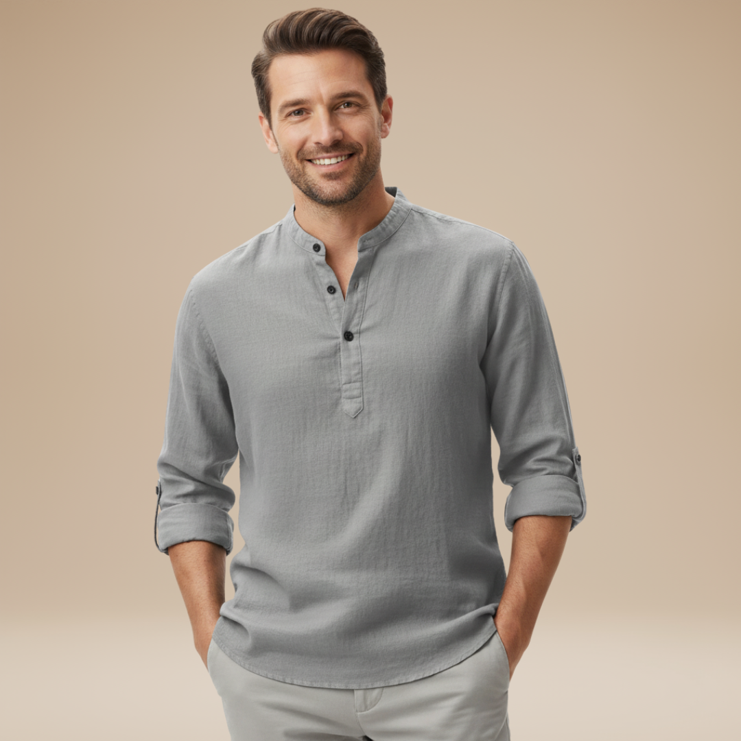 Luca | Men's Henley Shirt