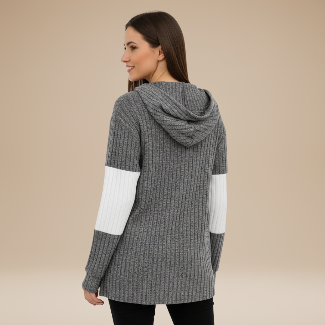 Veronica | Felpa Donna con Cappuccio e Linee Armoniose