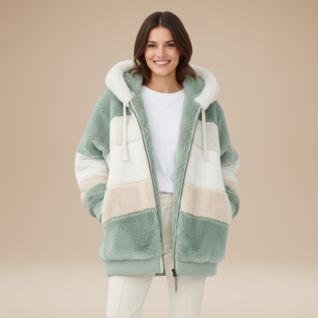 Aurora | Teddy Jacket with Hood
