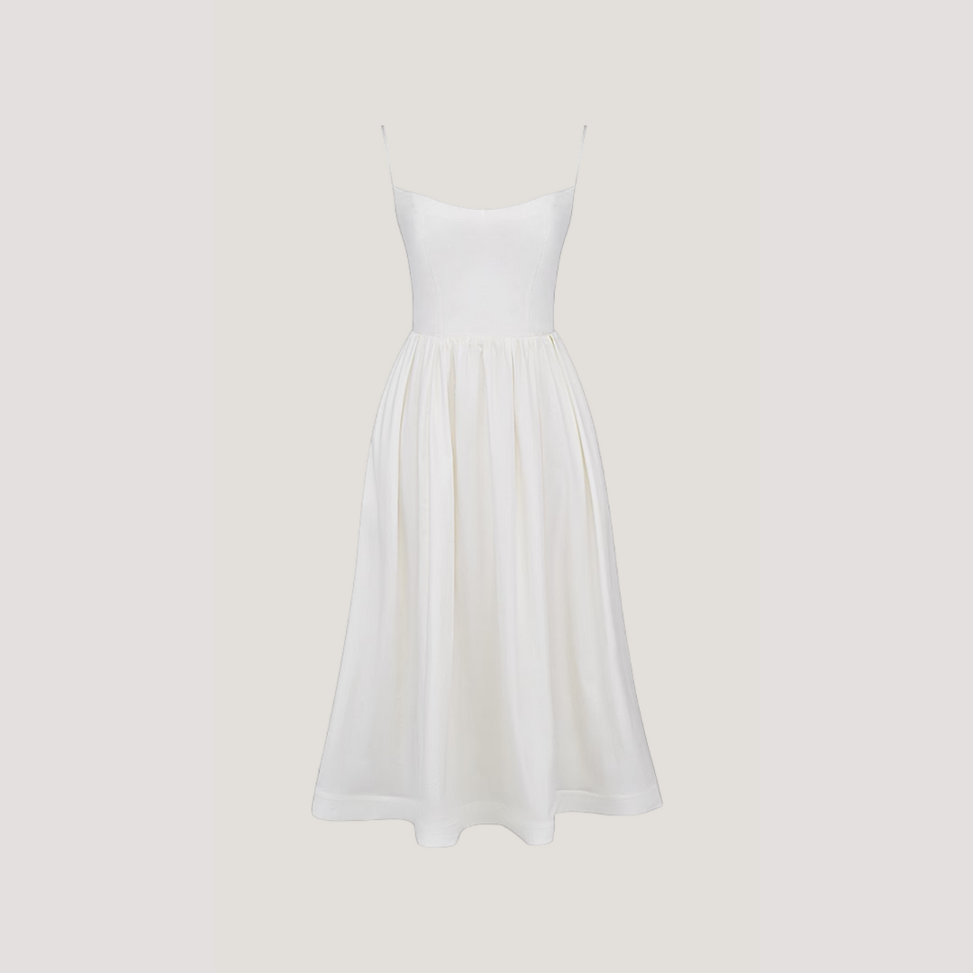 Gemma | Abito Midi con Spalline