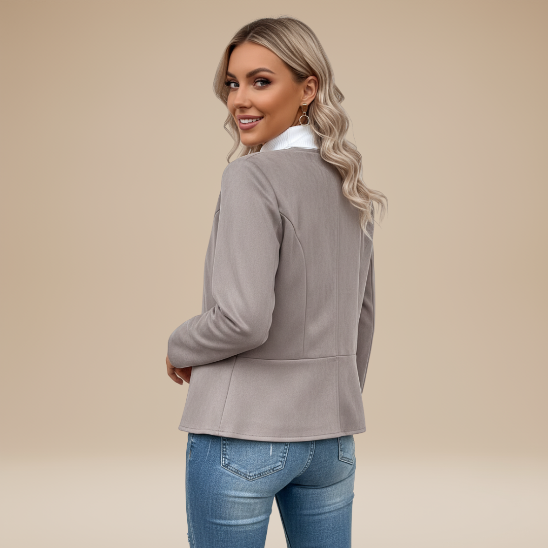 Gioia | Giacca Donna con Zip dal Design Pulito