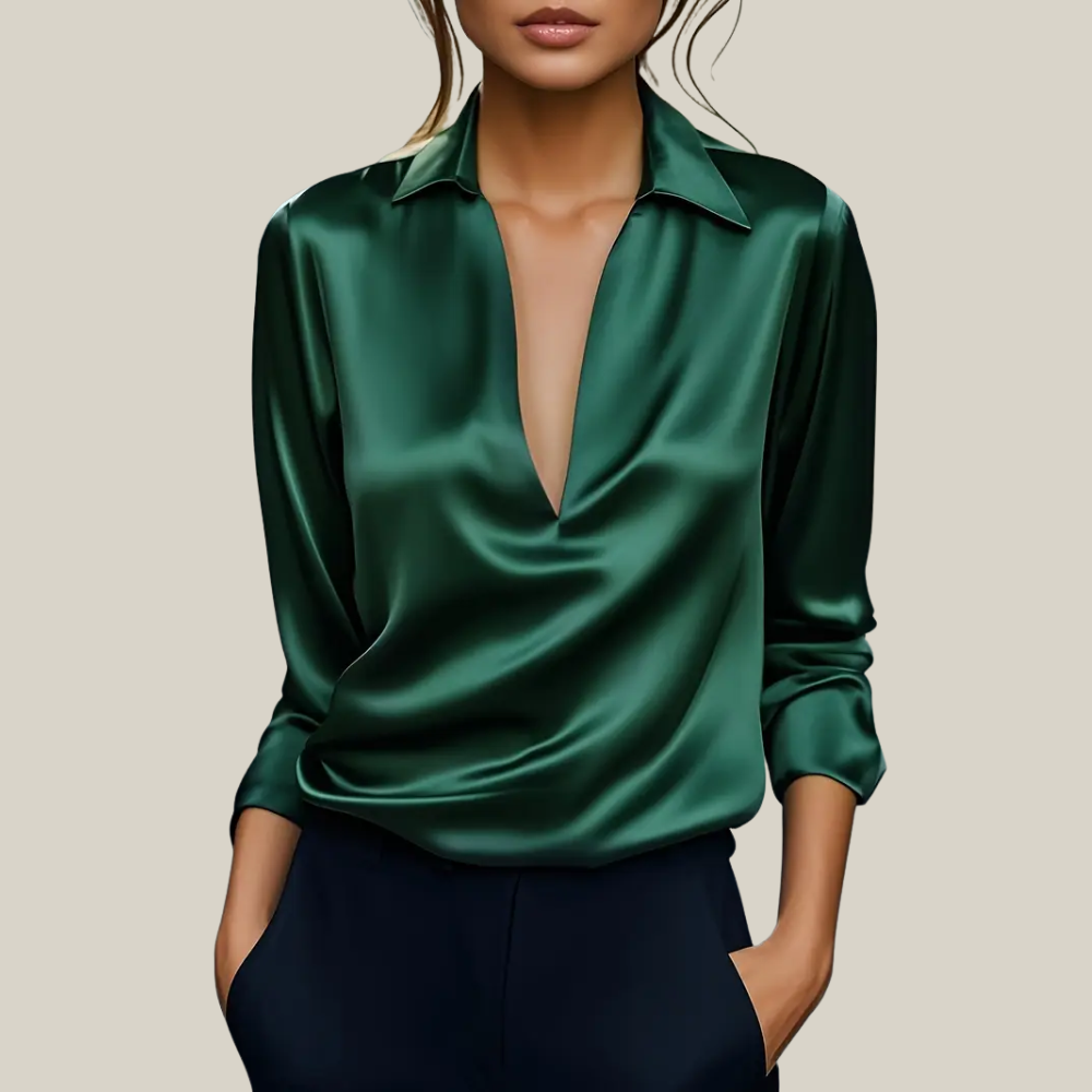 Bianca | Blusa Satinata Elegante
