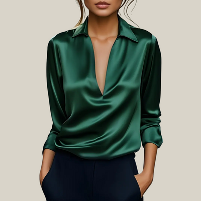 Bianca | Blusa Satinata Elegante