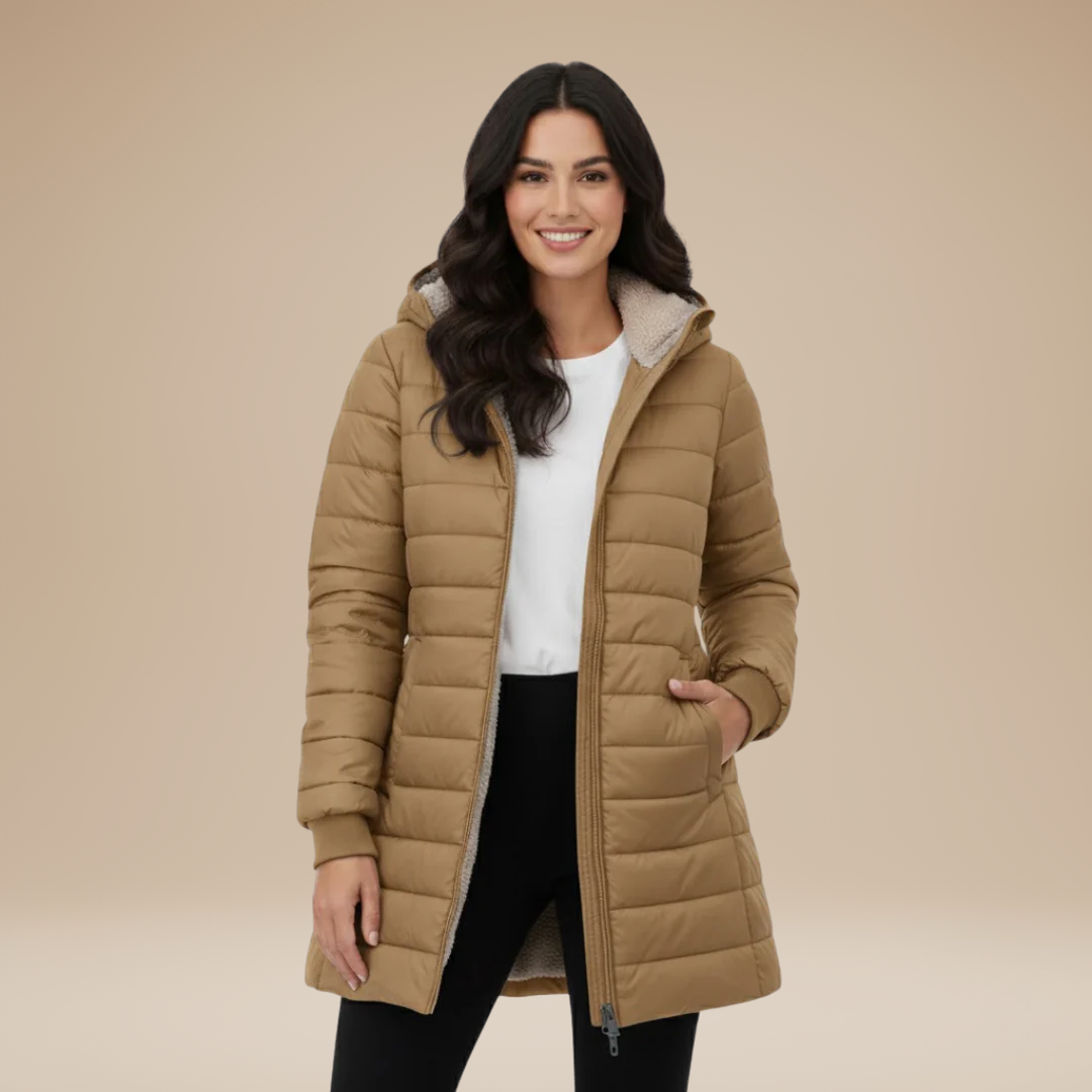 Aurora | Sherpa Down Jacket with Hood