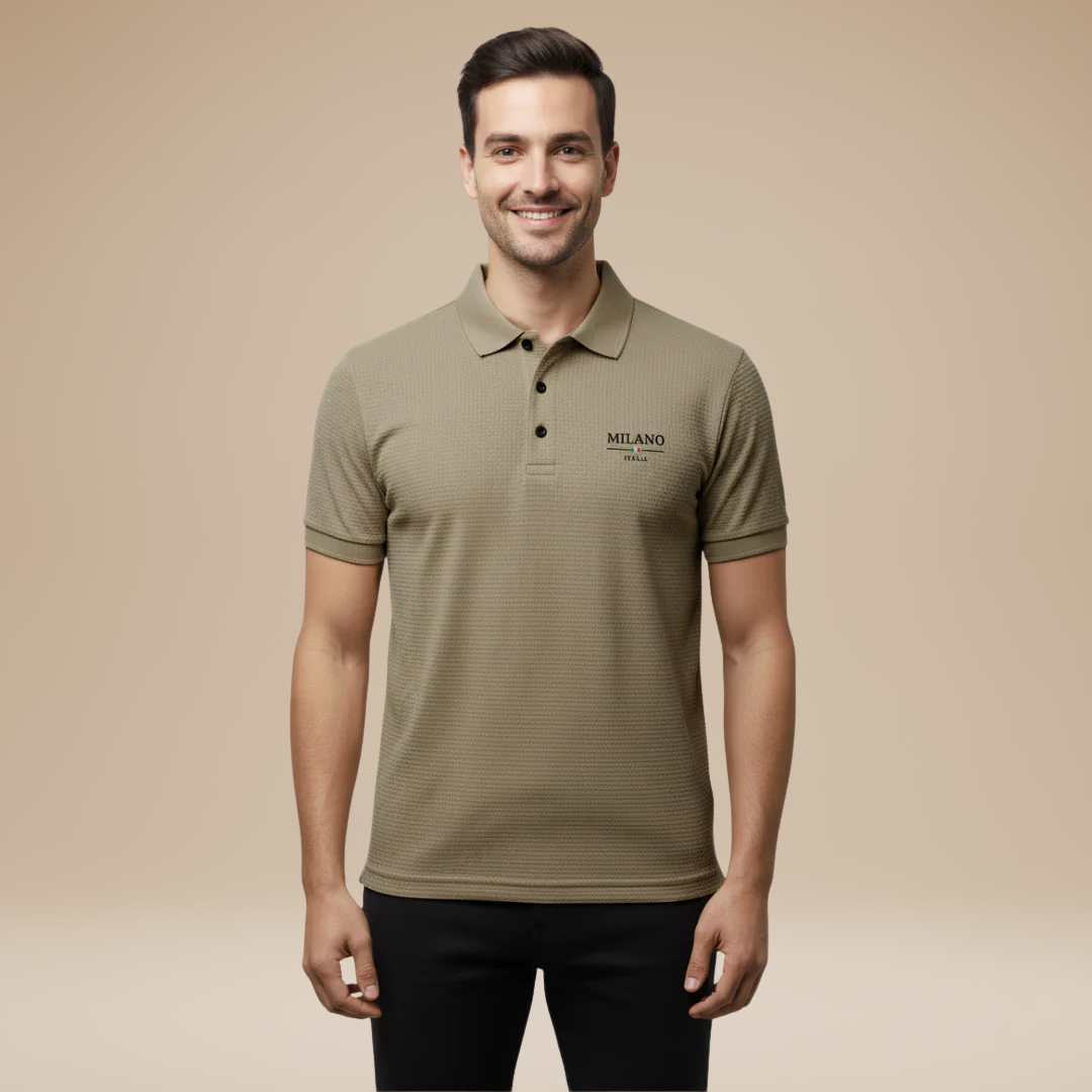 Luca | Men's Polo Shirt in Elegant Classic Italian Style
