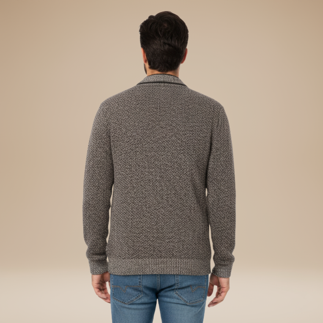 Achille | Cardigan Termico Uomo Morbido Caldo Classico