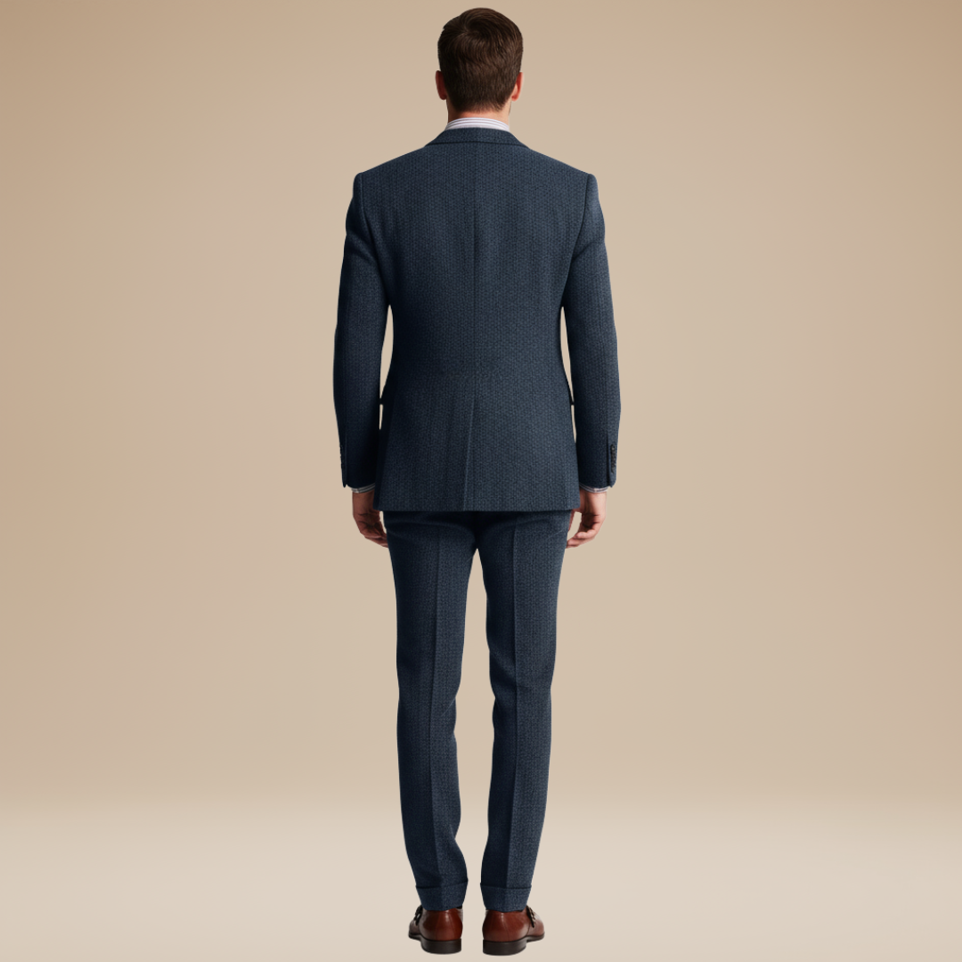 Harrison | Classic three-piece tweed suit for men