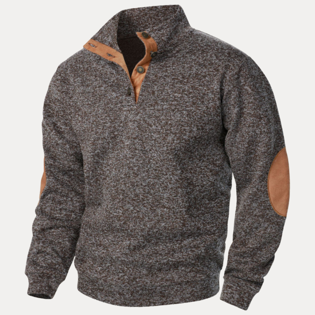 Matteo | Maglione Uomo con Toppe sui Gomiti