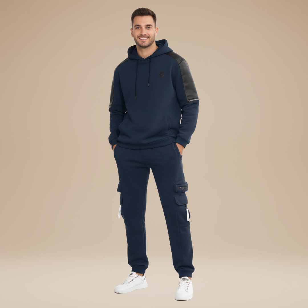 Pasquale | Completo Uomo Casual con Felpa e Pantaloni Funzionali
