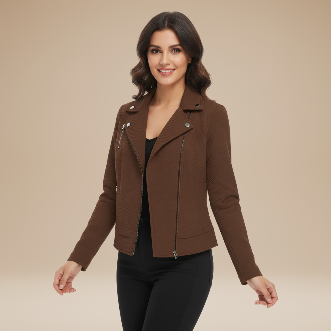 Vera | Giacca Biker Donna Stile Chic Contemporaneo