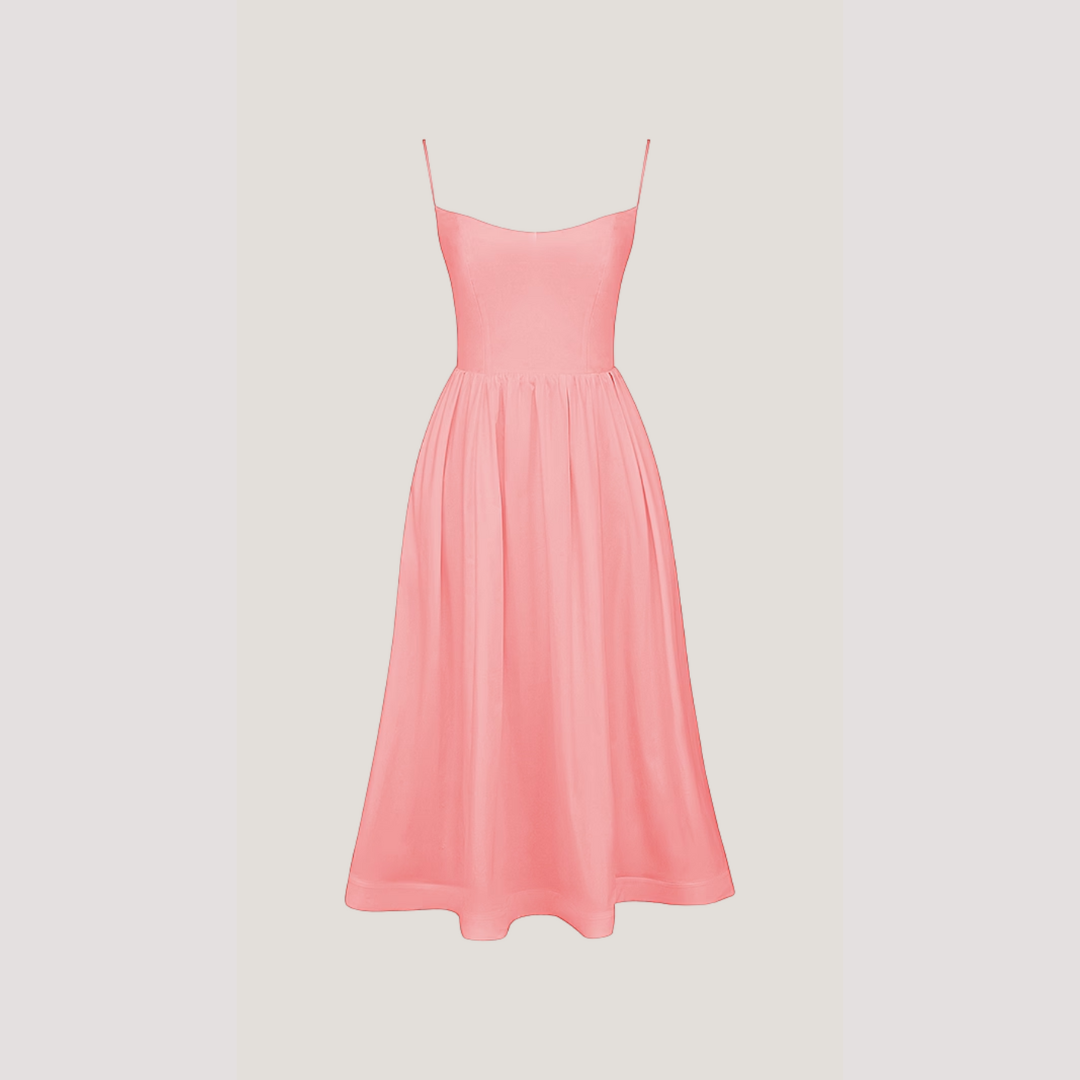 Gemma | Abito Midi con Spalline