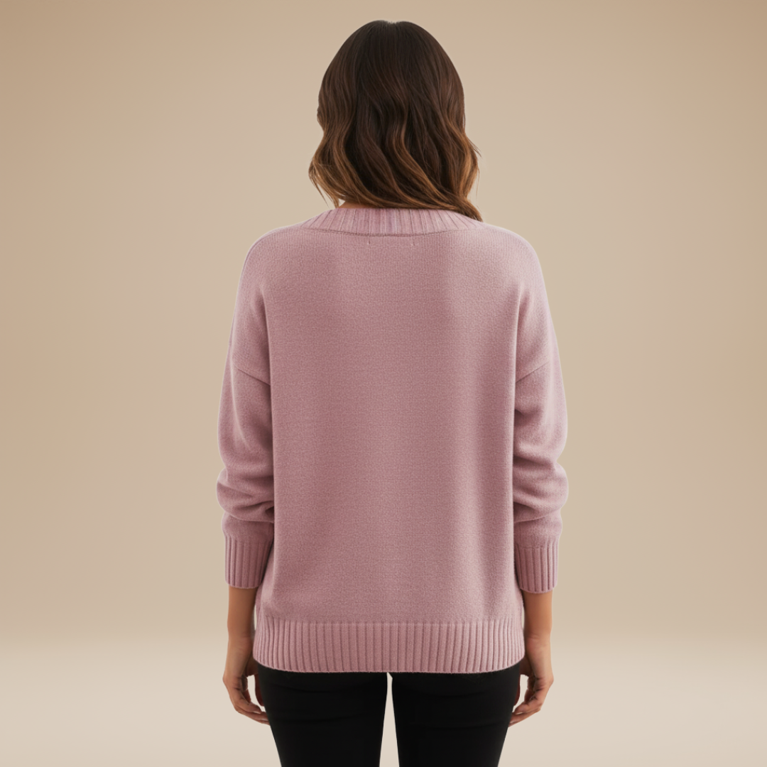Sibilla | Deep V-Neck Sweater