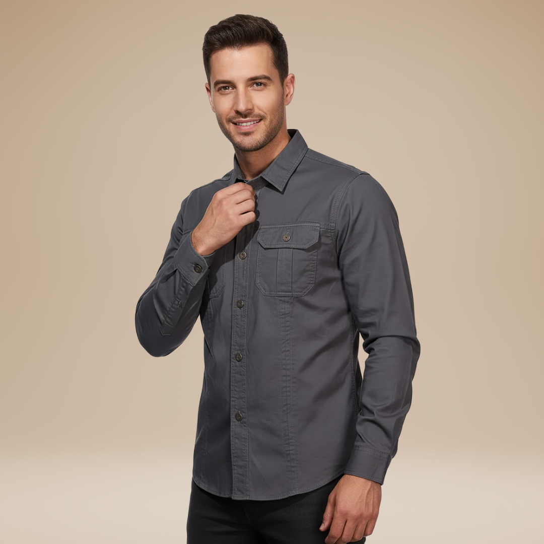 Niccolò | Camicia Uomo Outdoor Stile Pulito e Deciso