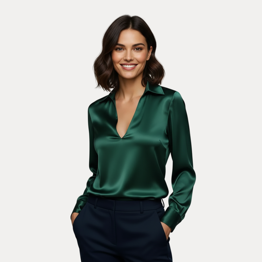 Bianca | Blusa Satinata Elegante