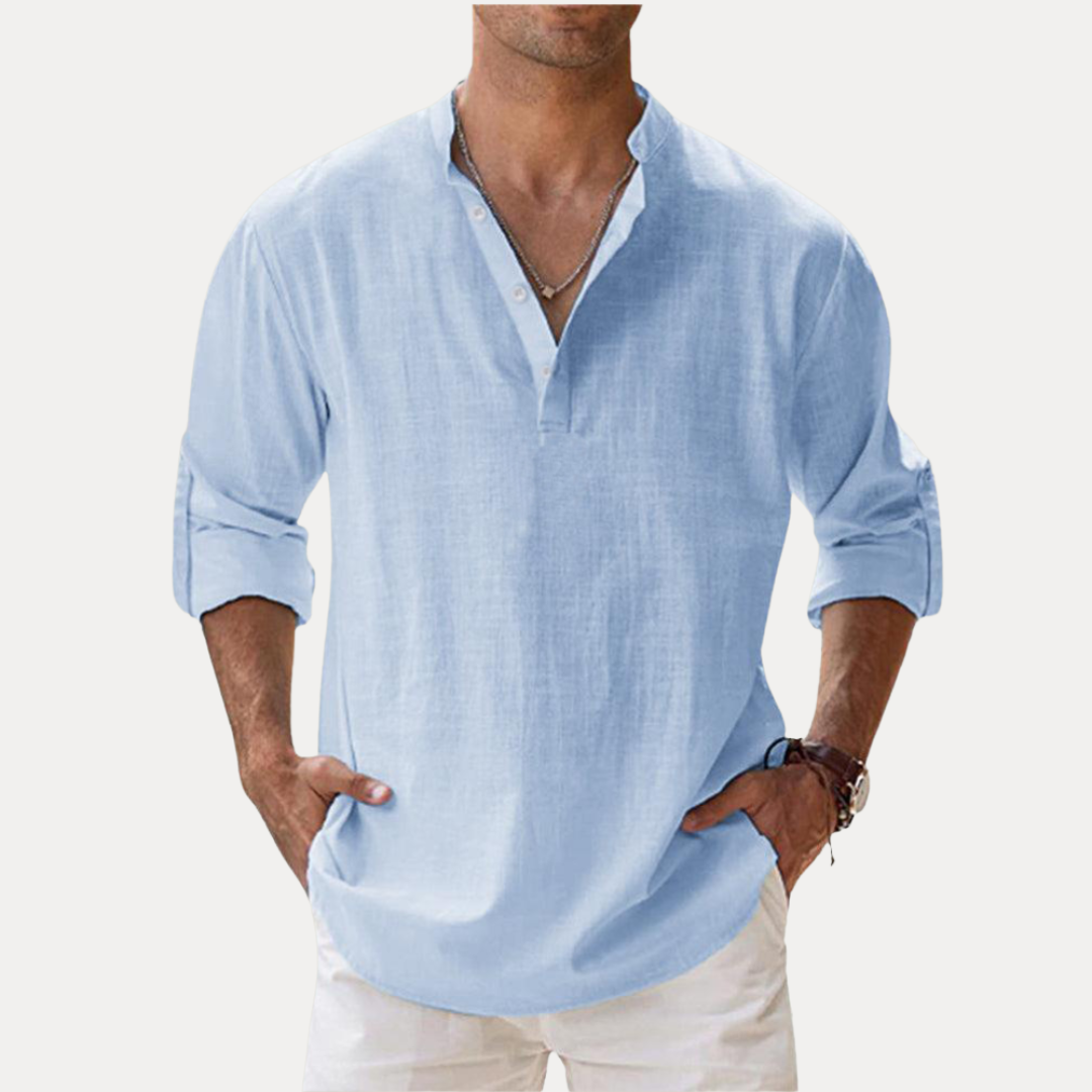 Luca | Camicia Henley da Uomo