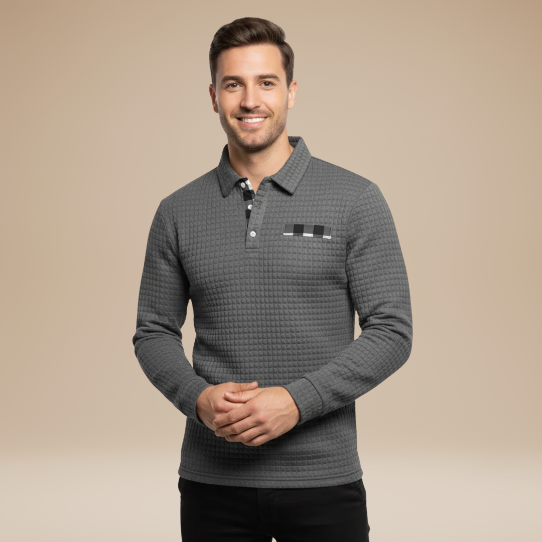 Enrico | Long-Sleeved Polo Shirt