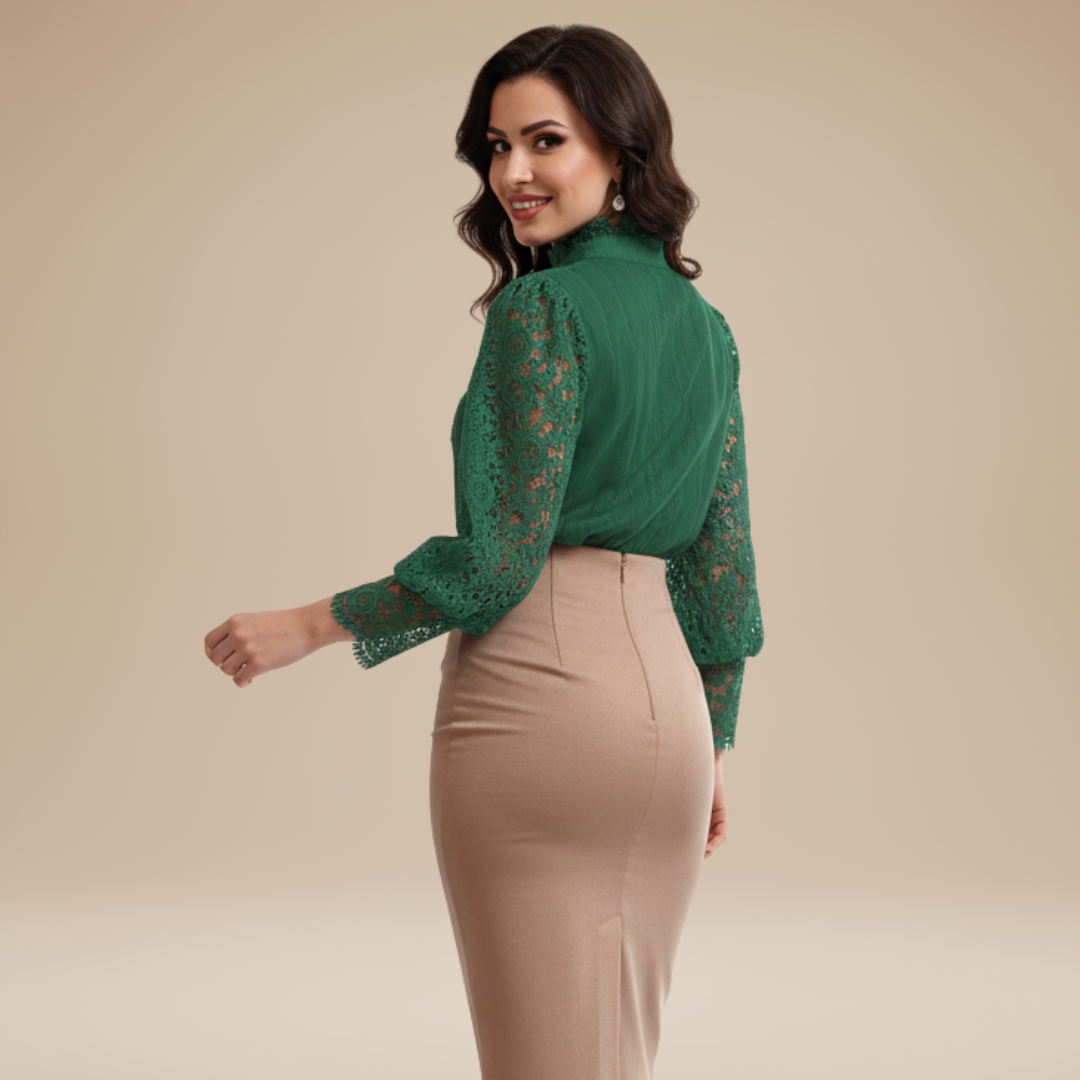 Anita | Blusa Donna Ricamata con Dettagli Intricati