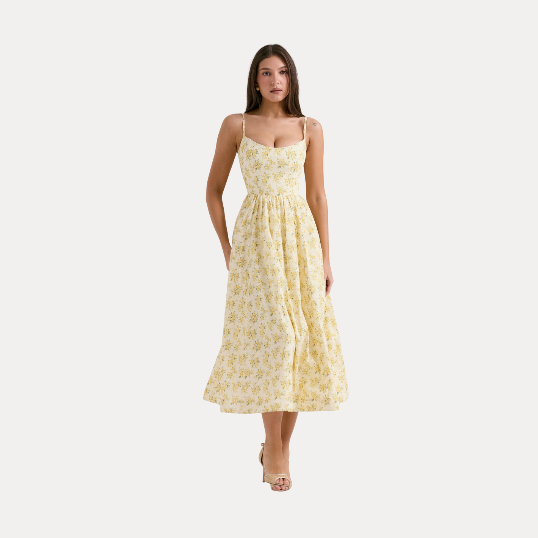 Gemma | Abito Midi con Spalline