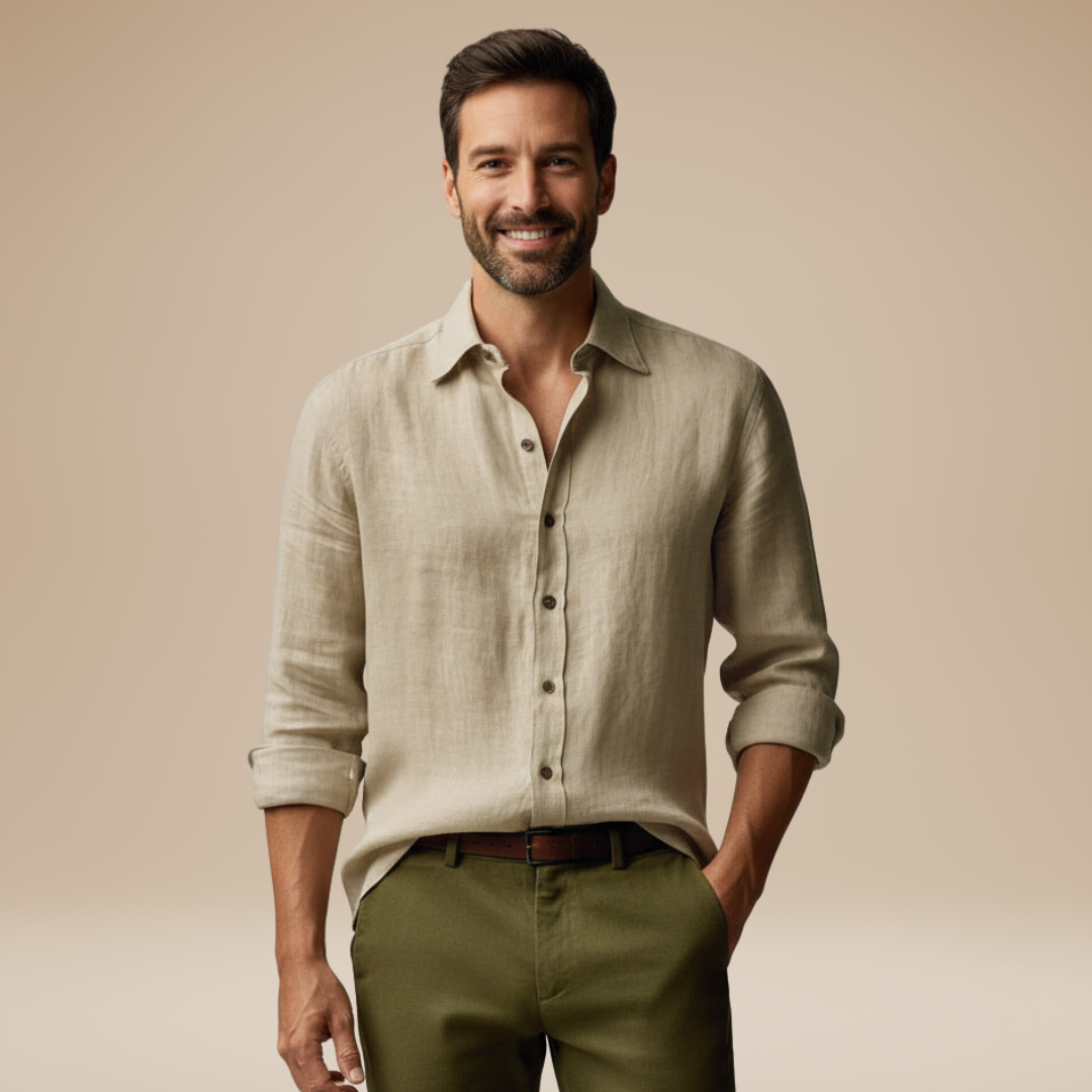 Lido | Camicia Uomo Leggera Stile Naturale e Chic