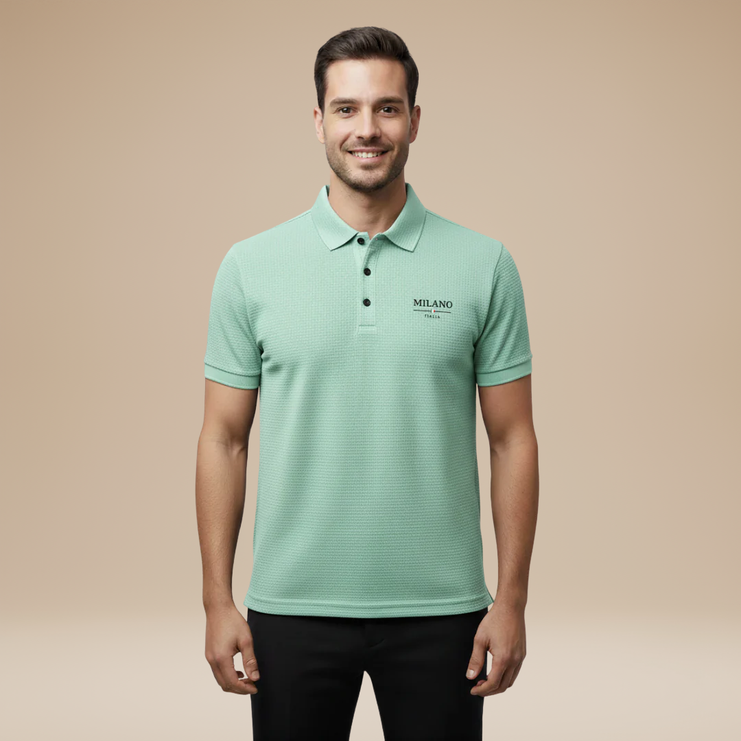 Luca | Men's Polo Shirt in Elegant Classic Italian Style