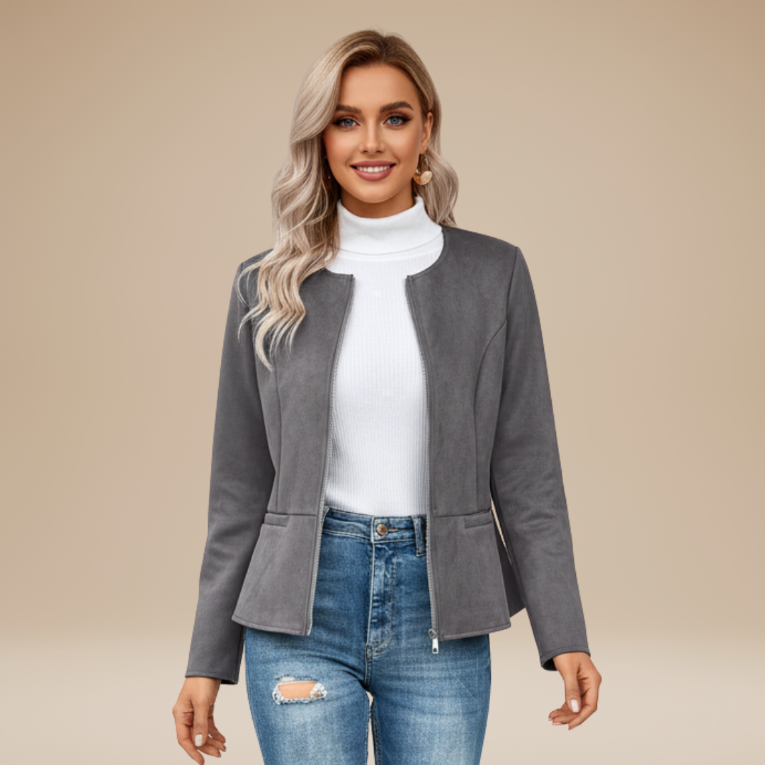 Gioia | Giacca Donna con Zip dal Design Pulito