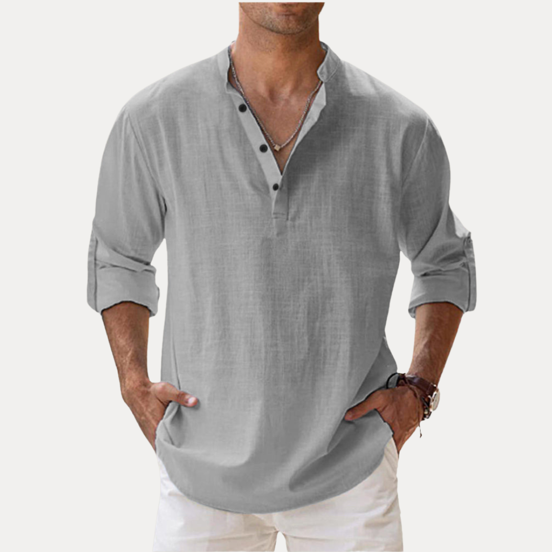 Luca | Camicia Henley da Uomo