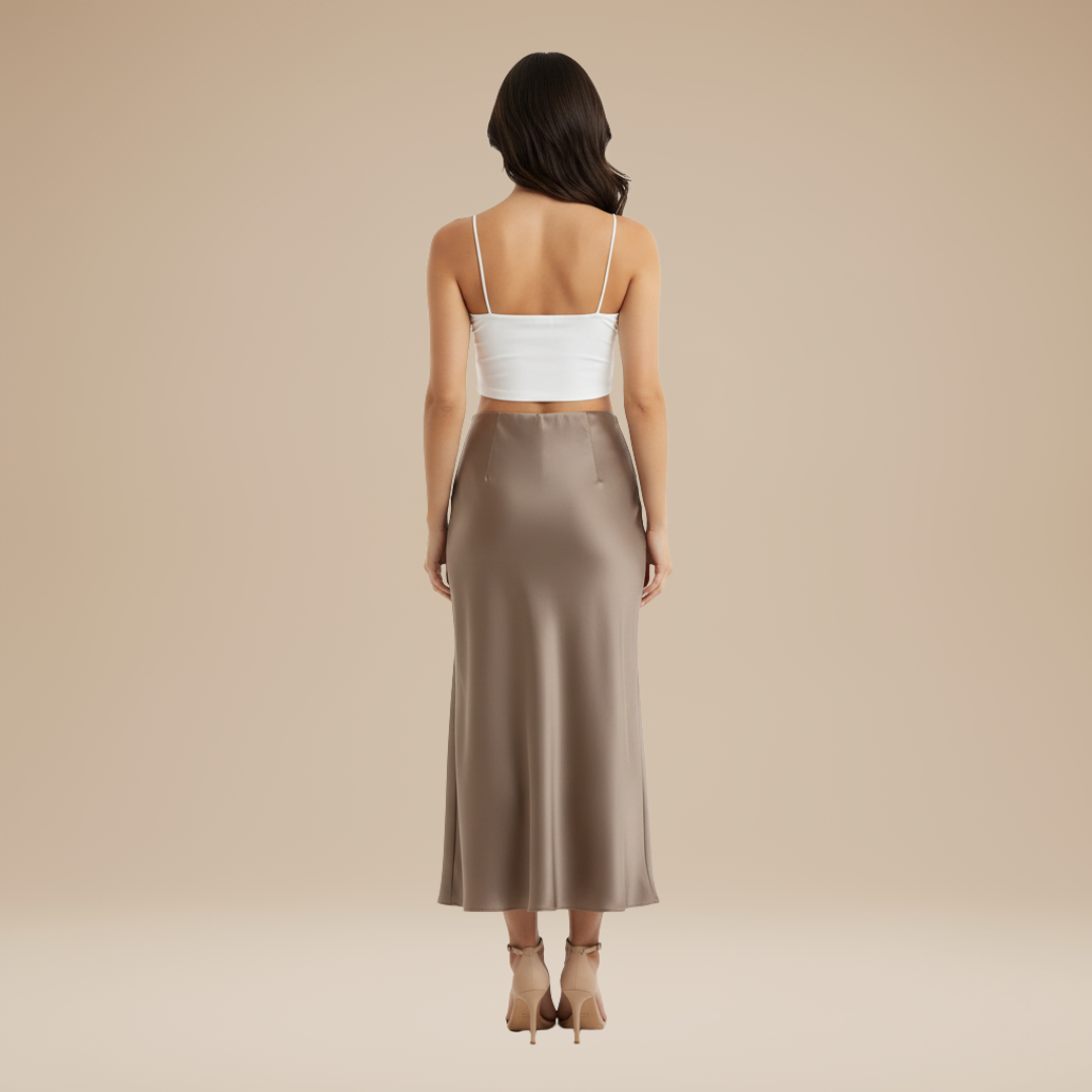 Adelina | Elegant Silky Skirt