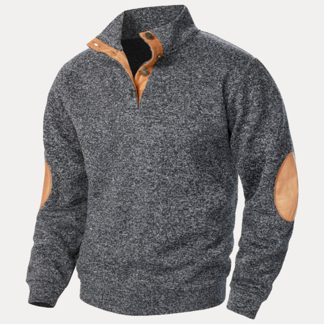 Matteo | Maglione Uomo con Toppe sui Gomiti