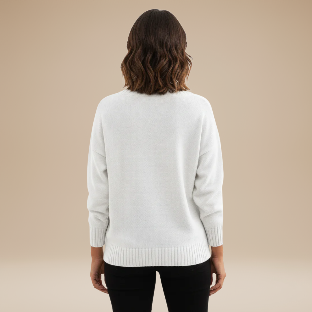 Sibilla | Deep V-Neck Sweater