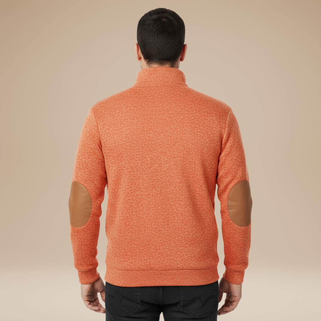 Matteo | Men's Sweater with Elbow Patches
