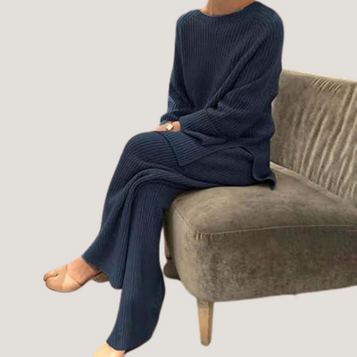 Annalisa | Completo Loungewear in Maglia a Coste
