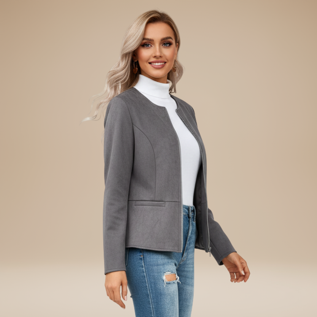 Gioia | Giacca Donna con Zip dal Design Pulito