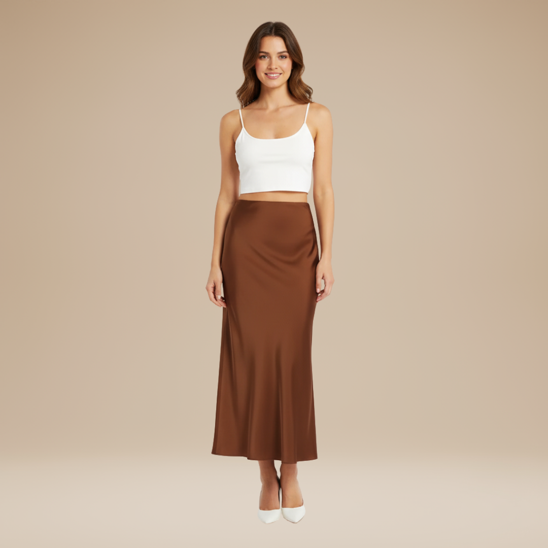 Adelina | Elegant Silky Skirt