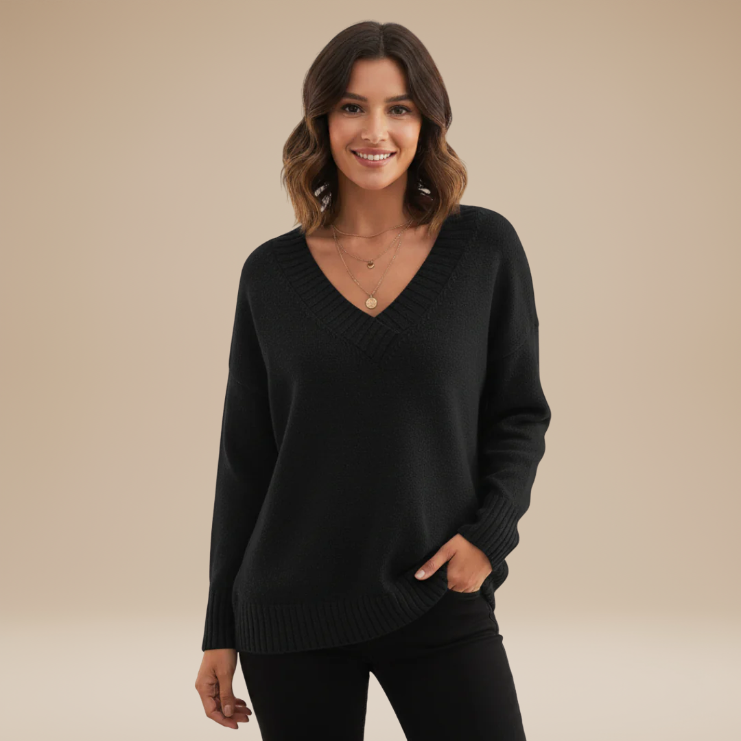Sibilla | Deep V-Neck Sweater