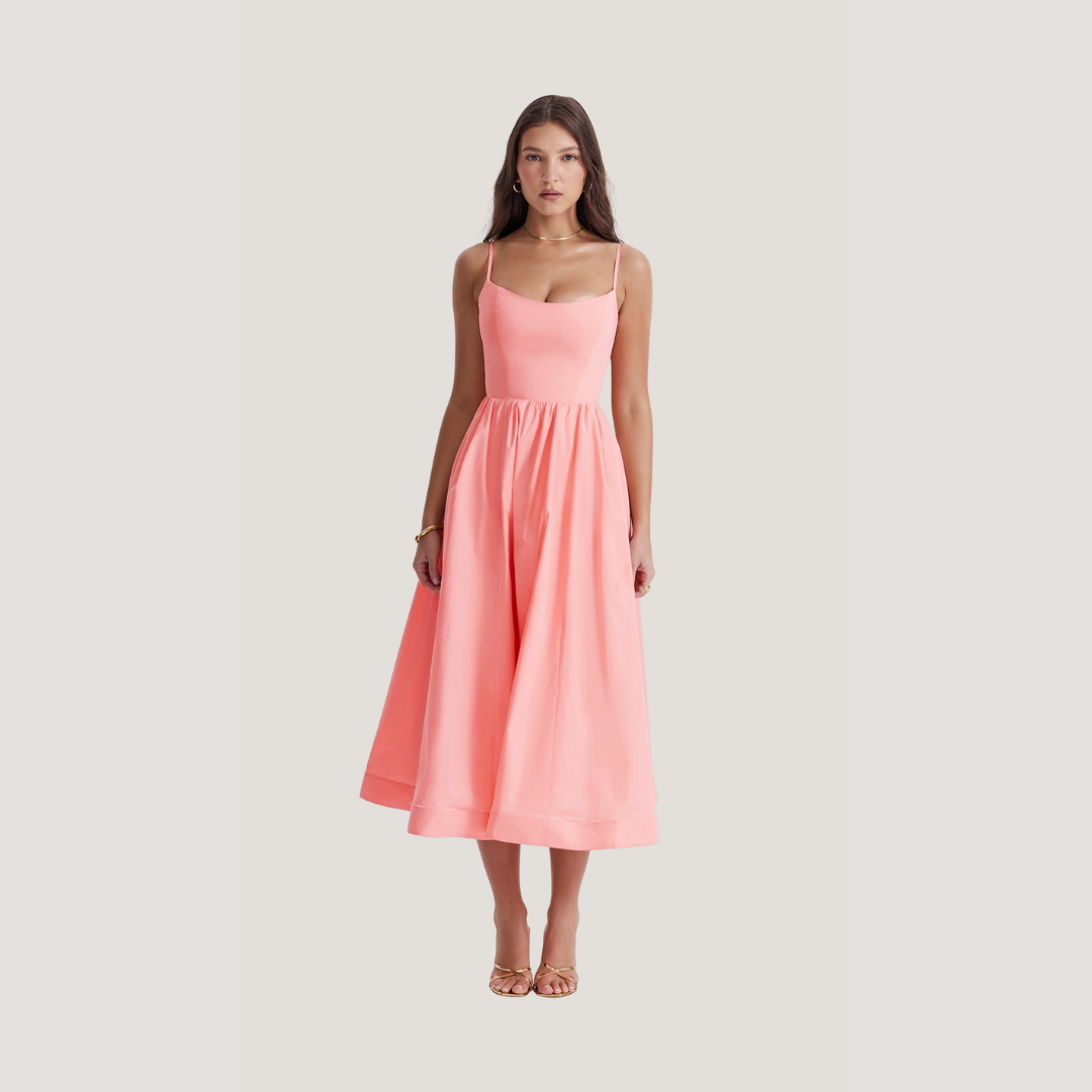 Gemma | Abito Midi con Spalline