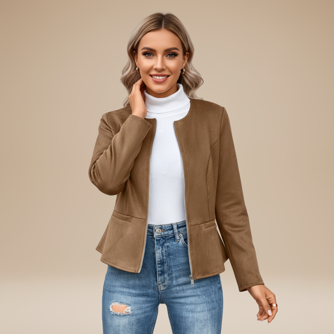 Gioia | Giacca Donna con Zip dal Design Pulito