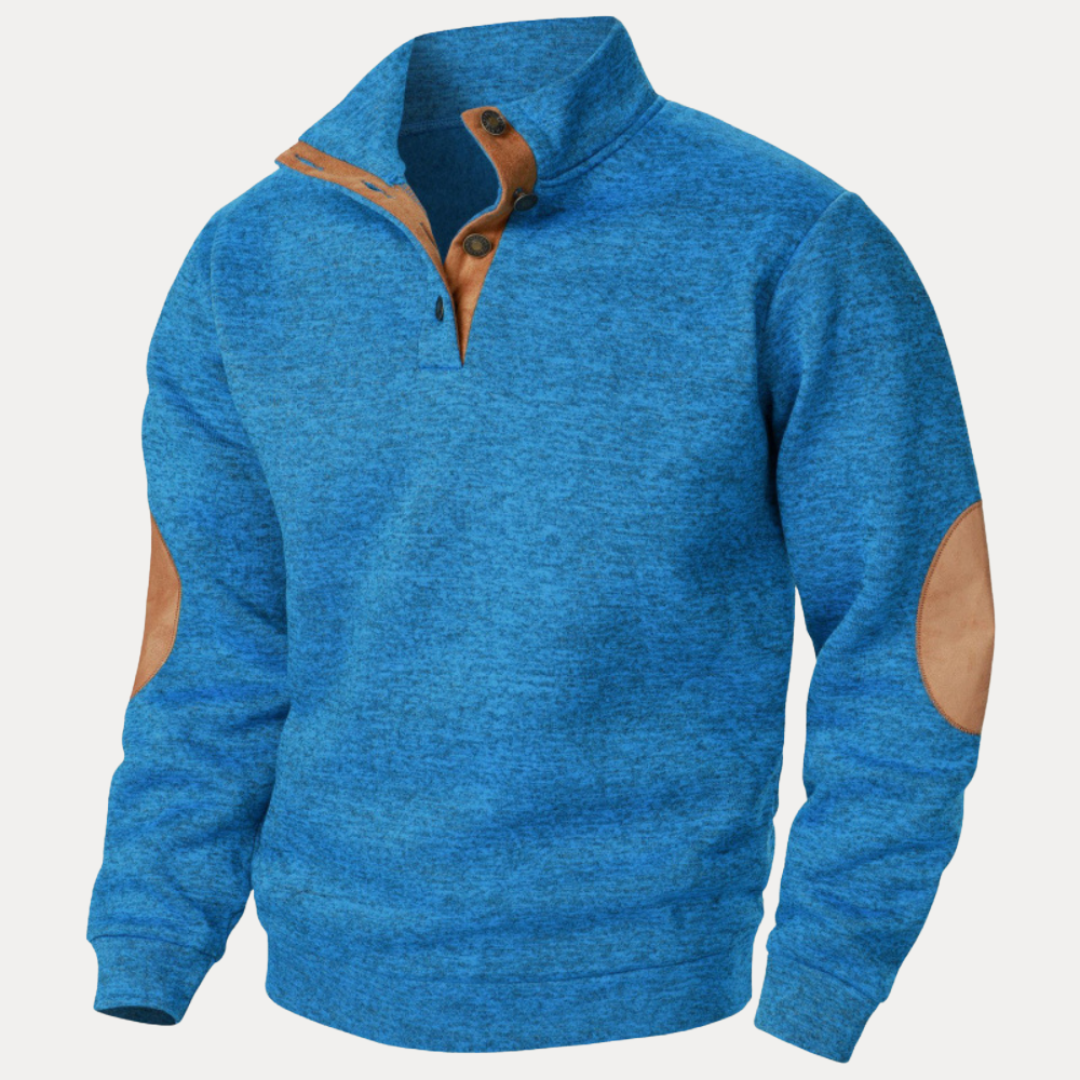 Matteo | Maglione Uomo con Toppe sui Gomiti