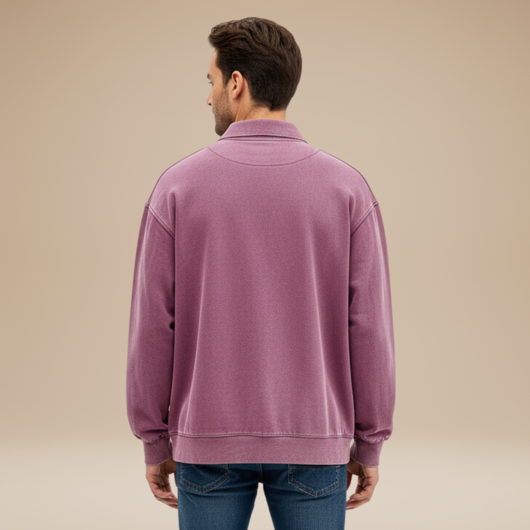 Jacopo | Polo Uomo a Maniche Lunghe dal Design Essenziale