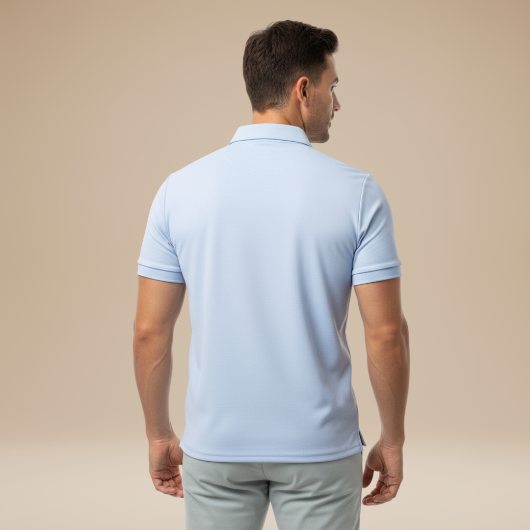 Aero | Polo Uomo con Mezza Zip Elegante