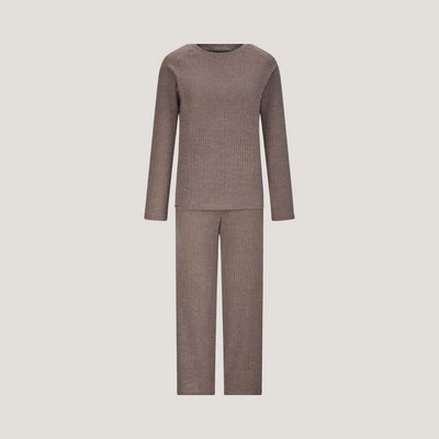 Annalisa | Completo Loungewear in Maglia a Coste